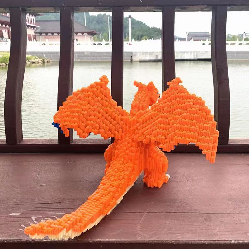 높은 난이도의 소형 입자 조립 건물 블록 어린이 교육 장난감 3 차원 직소 퍼즐 화재 호흡 용 머리카락 세대