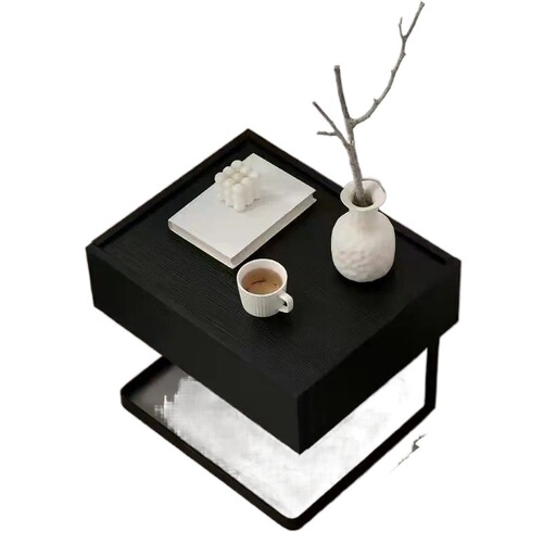 3x modern simple suspended solid wood bedside table bedroom light luxury high-end bedside drawer storage storage cabinet bedside