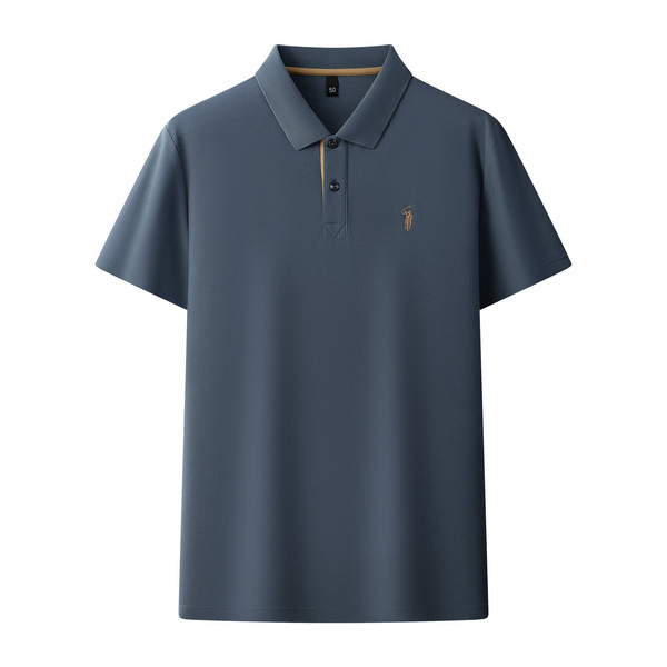 Fashionable hexagonal cotton comfortable breathable polo