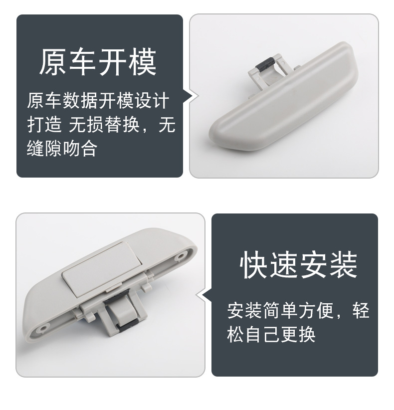 Suitable for Audi Q7 Rear Sunroof Buckle Handle Sunroof Handle Rear Sunroof Buckle Sunshade Roller Blind Handle Wholesale