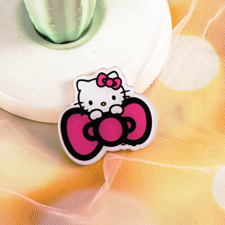 日韓ins風子猫かわいいアニメブローチ筆袋バッグストラップ創意アクリルバッジアクセサリー女|undefined
