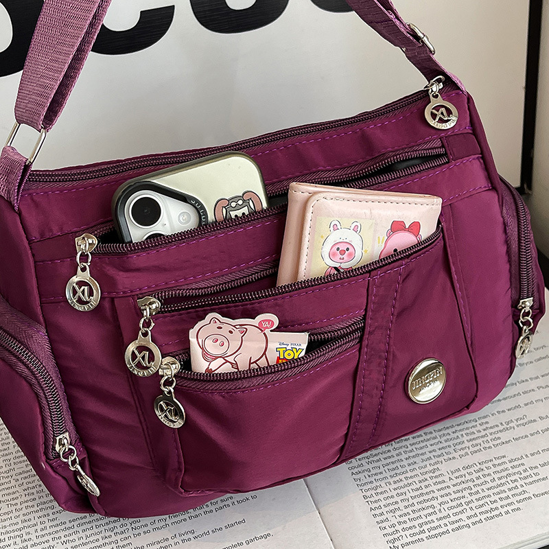 Bolsos de mujer, bolsos de mensajero, bolsos de mujer, bolsos de mensajero coreanos, bolsos cuadrados pequeños de moda, mochilas pequeñas de varios compartimentos, bolsos de mujer