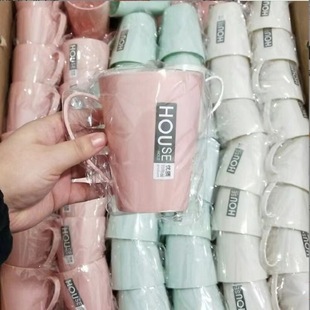 Thickened Wash Mouth Cup Household Brush Cup Men's and Women's Internet Celebrity Plastic Wash Cup Cute Water Cup Wholesale