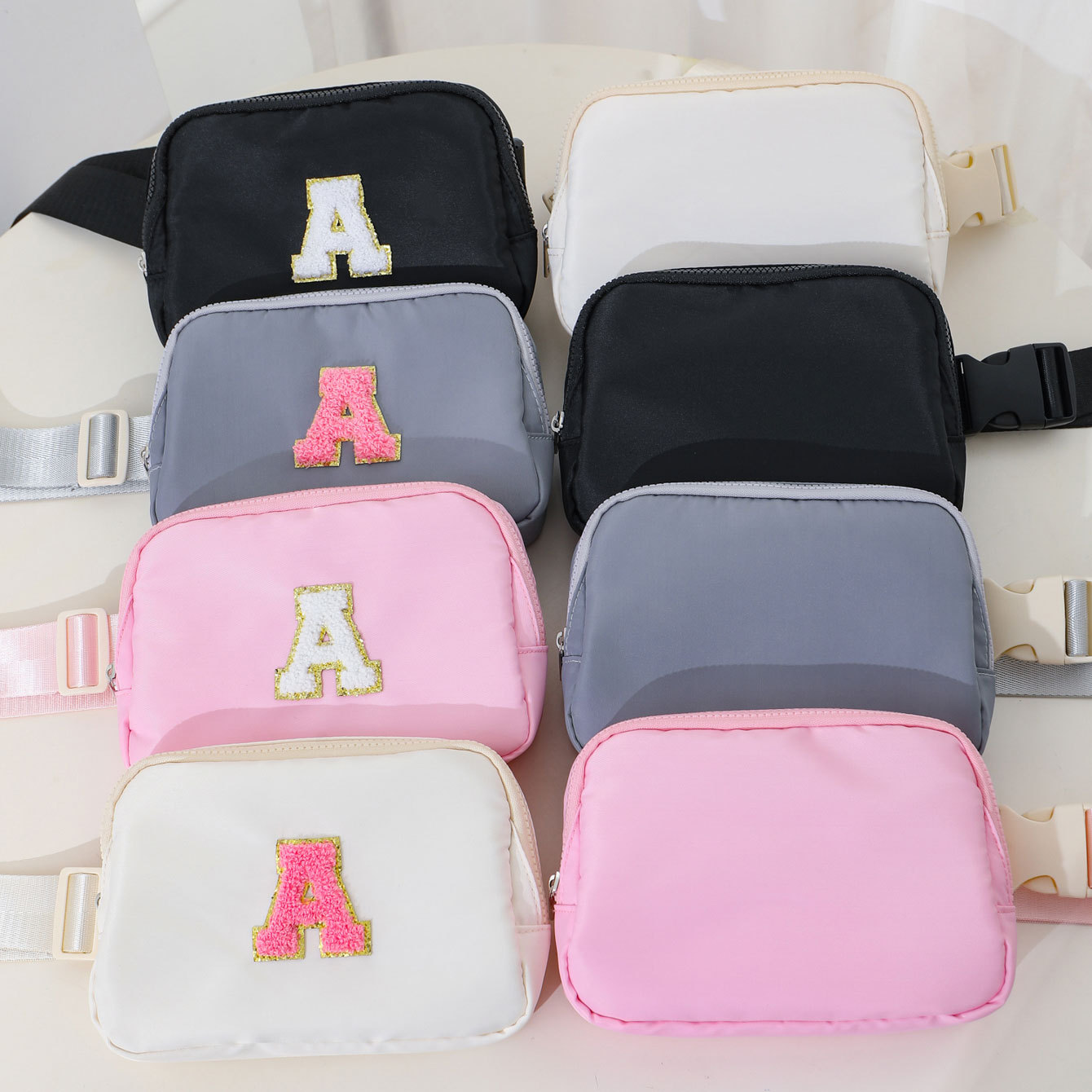 Wholesale In-Stock Trendy Waist Bag with Multiple Compartments, Sports Chest Bag, Casual Crossbody Bag