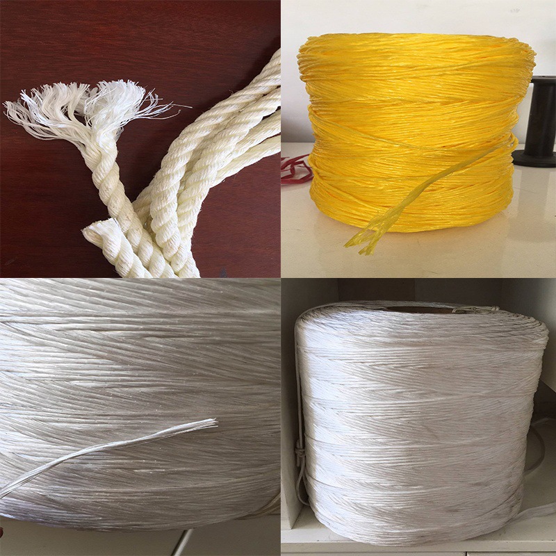 按需制做供应塑料亚麻丝绳拉丝机组 全套南韩麻明股花股绳生产线