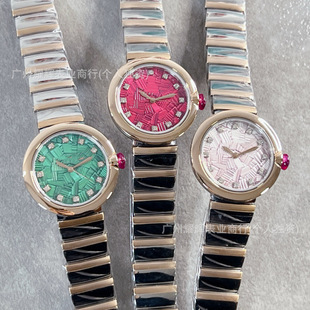 Micro-Business New Model Baojia Noble Luxury Mother-Of-Pearl Dial Women's Steel Band Bracelet Stainless Steel Two-Hand Women's Watch Wholesale Agent