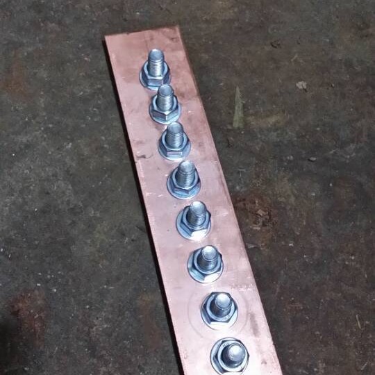 厂家供应接地铜排  接地 汇流排   T2紫铜