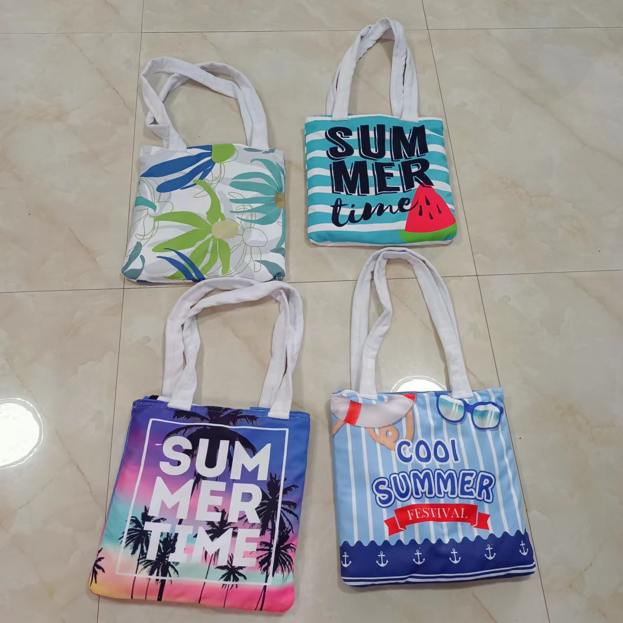 工厂定制沙滩巾超细纤维热转移印花沙滩包可背便携易吸水速干浴巾