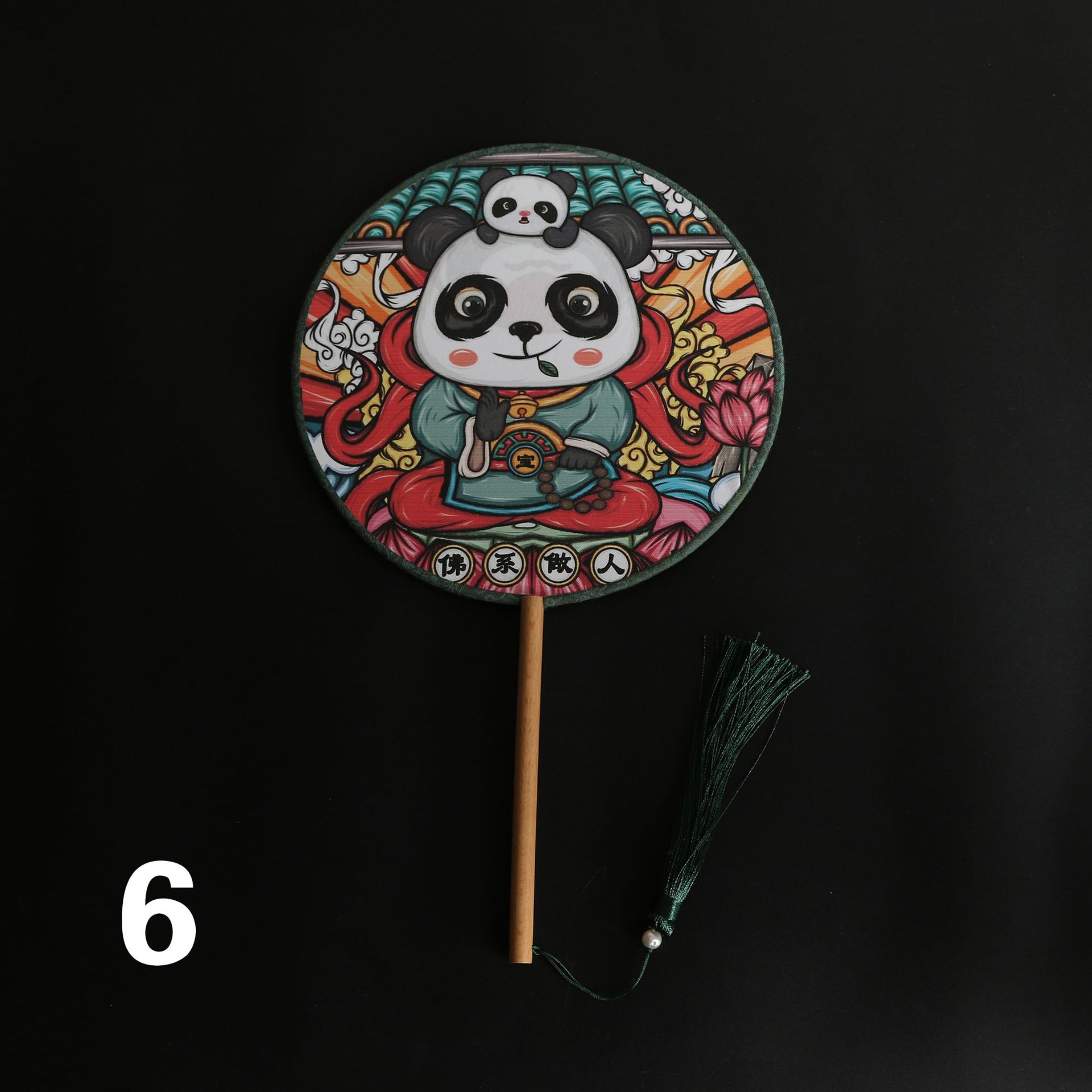 Entrega de una pieza dama de honor de moda Nacional mejor hombre ventilador danza foto paño de doble cara ventilador de la boda al por mayor ventilador de publicidad de dibujos animados