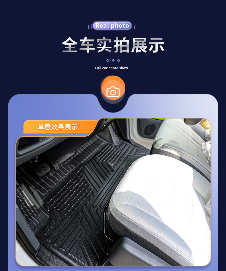Suitable for Saic Maxus V1 Floor Mats, New Energy Maxus V1/Special Full Surround Tpe Car Floor Mats