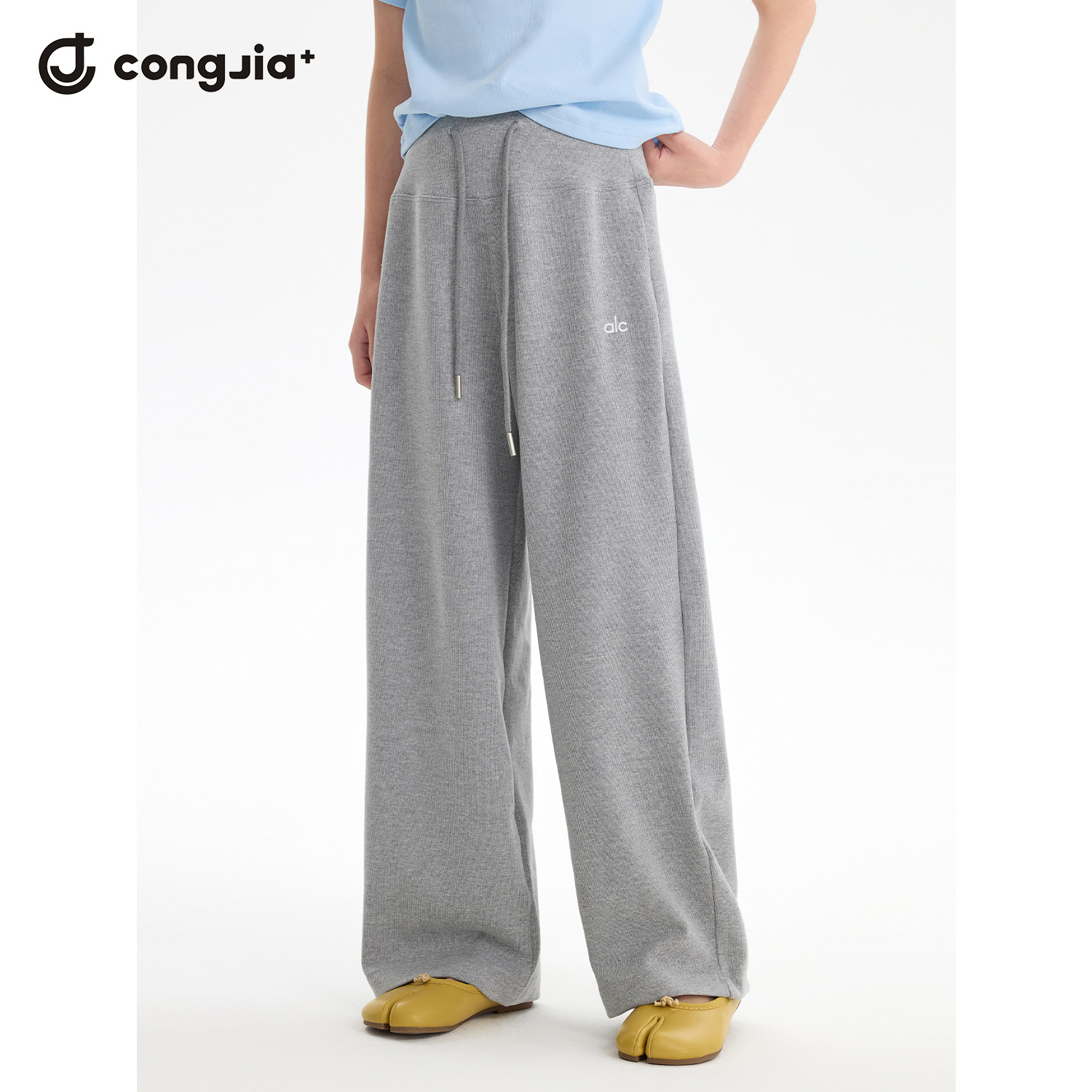 Girls' Thin Dape Shaking Pants 2025 Spring and Summer New Children's Korean-style Straight-leg Wide-leg Pants Casual Pants