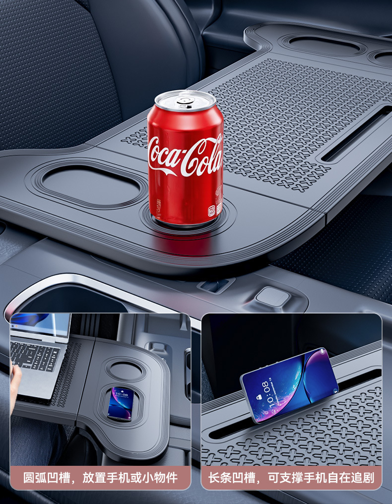 Car Small Table, Car Steering Wheel, Dining Table, Car Multifunctional Dinner Plate, Writing Office Computer Notebook Table