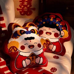 结婚喜庆压床娃娃新款婚房布置公仔新婚床上喜庆玩偶高档浪漫娃娃