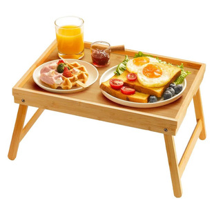 Nanzhu Bed Mini Laptop Computer Table Foldable Lazy Learning Table Small Fresh Art Wooden Computer Table