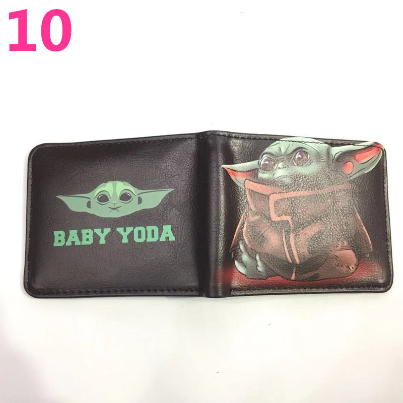 Baby Yoda maestro corto billetera Star Wars estudiante Monedero