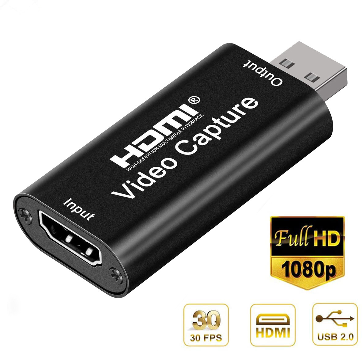 New HDMI capture card 1-channel HDMI video capture card live recording box supports OBS capture card