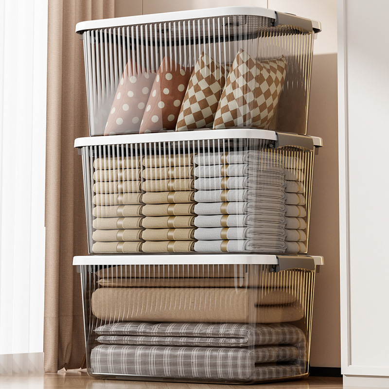 Transparent Storage Box Extra Large Quilt Storage Box Sundry Storage Box Clothes Toys Household Organizing Plastic Box Transparent Storage Box Extra Large Quilt Storage Box Sundry Storage Box Clothes Toys Household Organizing Plastic Box