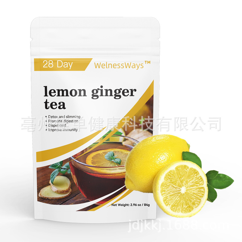 Lemon Ginger Tea Slimming Detox Weight Loss Spot