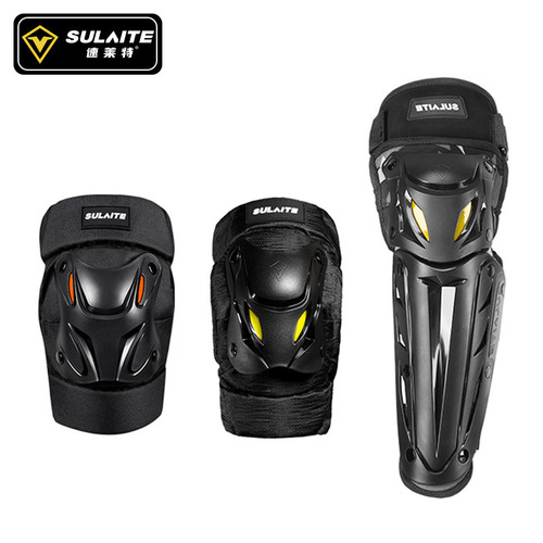 Motorcycle knee pads, summer outdoor sports knee pads, elbow pads, motorcycle takeaway pulley leg pads, anti-fall riding protective gear