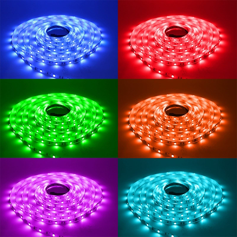 Кросс-бордер посвящен 5050RGB красочные 30 лампа 12V24 кнопки комплекты ультра-блестящий без полюсной подсветки светодиодная лента