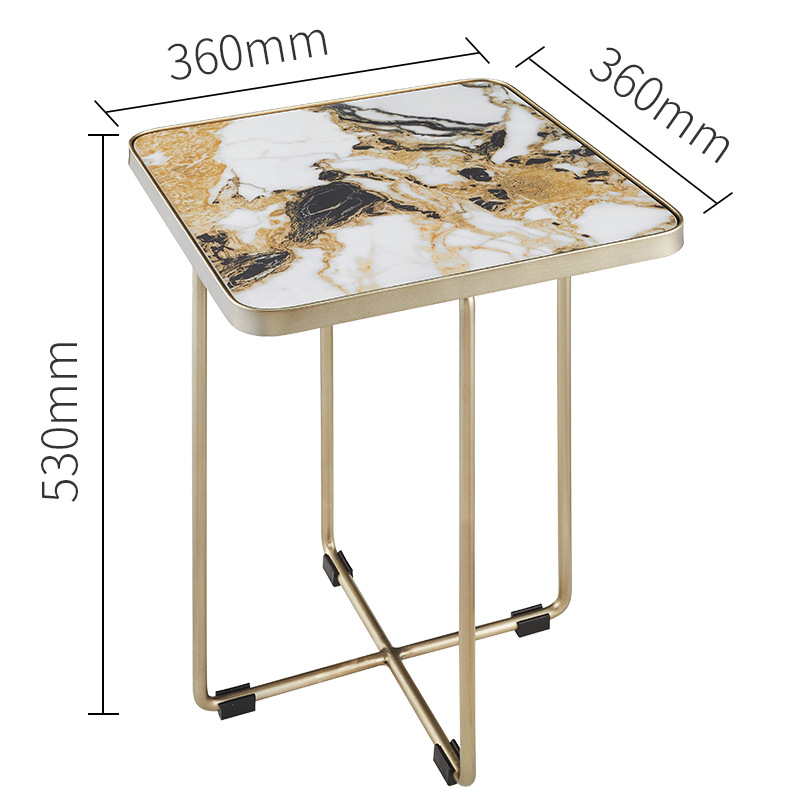 톨사이드테이블/백옥/길이 36*가로 36*높이 53cm