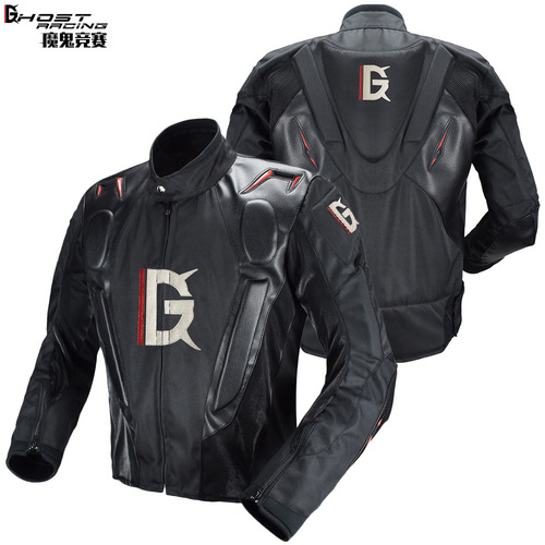 GHOST RACING Motorcycle Four-Season Saddle Race Suit Motorcycle Suit Motorcyclist Suit Riding Anti-Fall Rally Suit