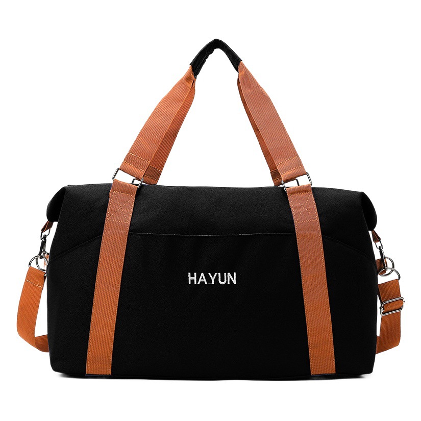 Large Capacity Travel Bag Crossbody Short-distance Travel Luggage Bag Women's Simple Lightweight Waterproof Clothes Storage Bag