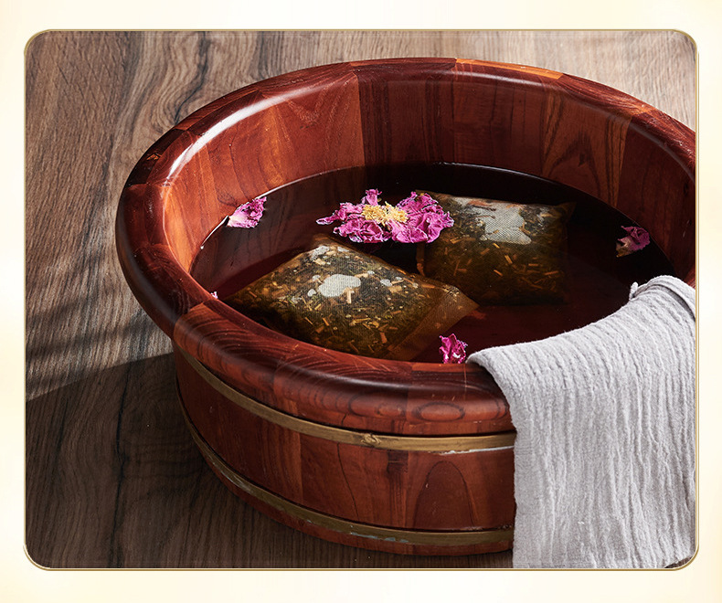 Hao Yun Foot Soak Pack 30g x 30 Bags Mugwort and Sichuan Pepper Herbal Foot Bath for Women quality and texture