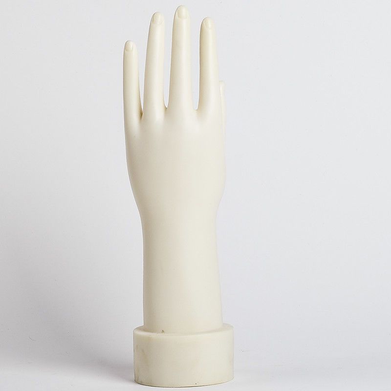 Modelo de mano modelado prop modelado mano guante muestra vestido de novia plástico femenino