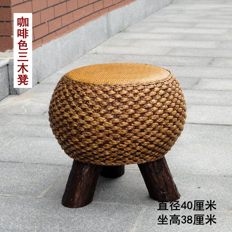 咖啡色三木凳
