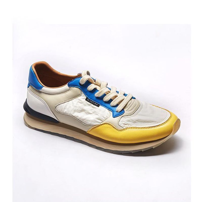 2026 Four Seasons Commuting Retro Color-Block Fashion Casual Sneakers Breathable Lightweight Comfortable Men's Shoes
