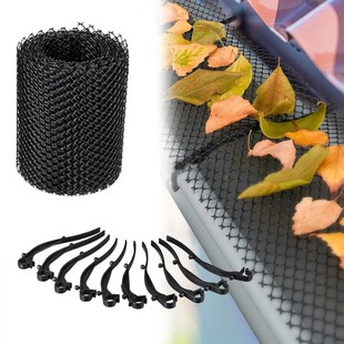 Cross-border roof net ditch leaf blocking filter plastic eaves trough net protection net blocking net gardening accessories