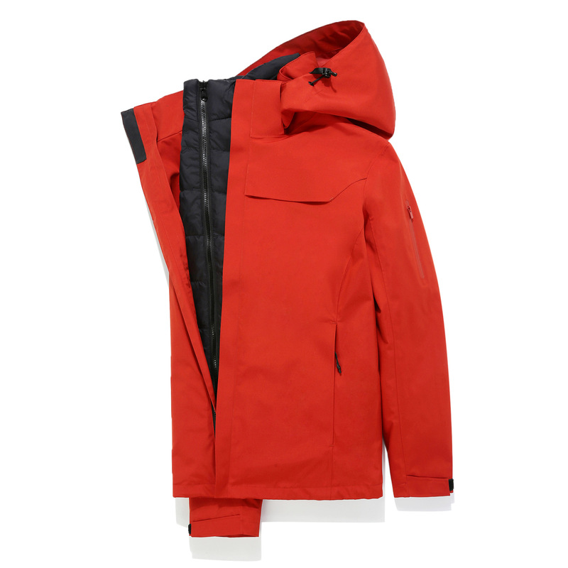 National standard down liner assault clothing men's and women's three-in-one GB/32614 autumn and winter outdoor windproof waterproof overalls National standard down liner assault clothing men's and women's three-in-one GB/32614 autumn and winter outdoor windproof waterproof overalls