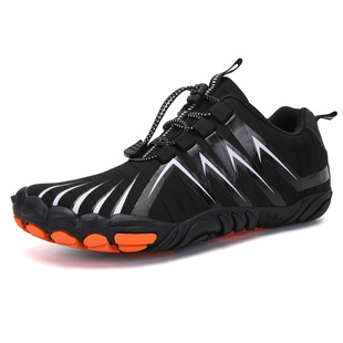 2021 Cross-border New Outdoor Five-finger Mesh Shoes Mountaineering Sports Breathable Hiking Shoes Men's Cross-country Rock Climbing Running Shoes