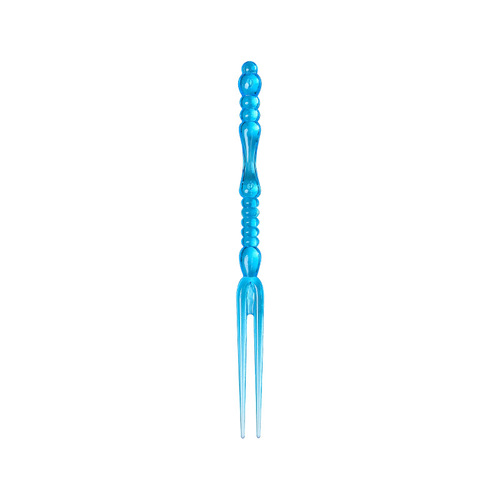 Disposable fruit fork for eating fruit small plastic fruit pick insert transparent household snack cake dessert fork