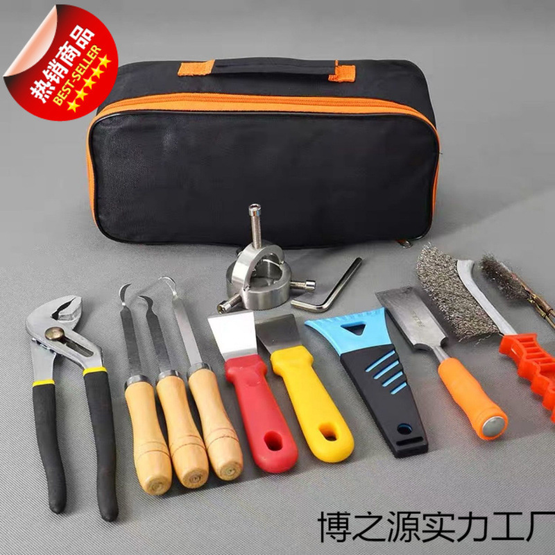 油烟机清洗工具清洁刷风轮刮刀铲刀清洗油烟机钢丝刷清洗神器工具