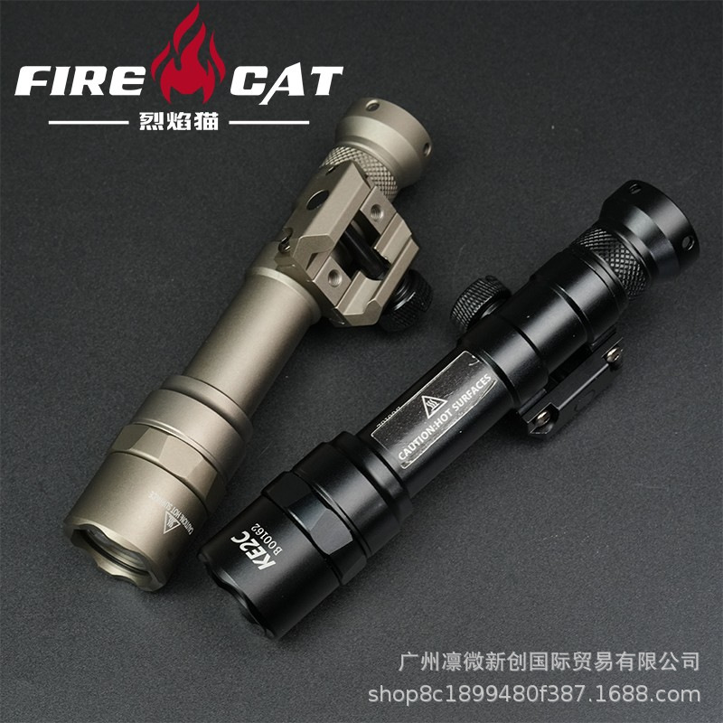 FIRECAT táctica M600B linterna mini iluminación LED iluminación al aire libre linterna cola de ratón larga iluminación