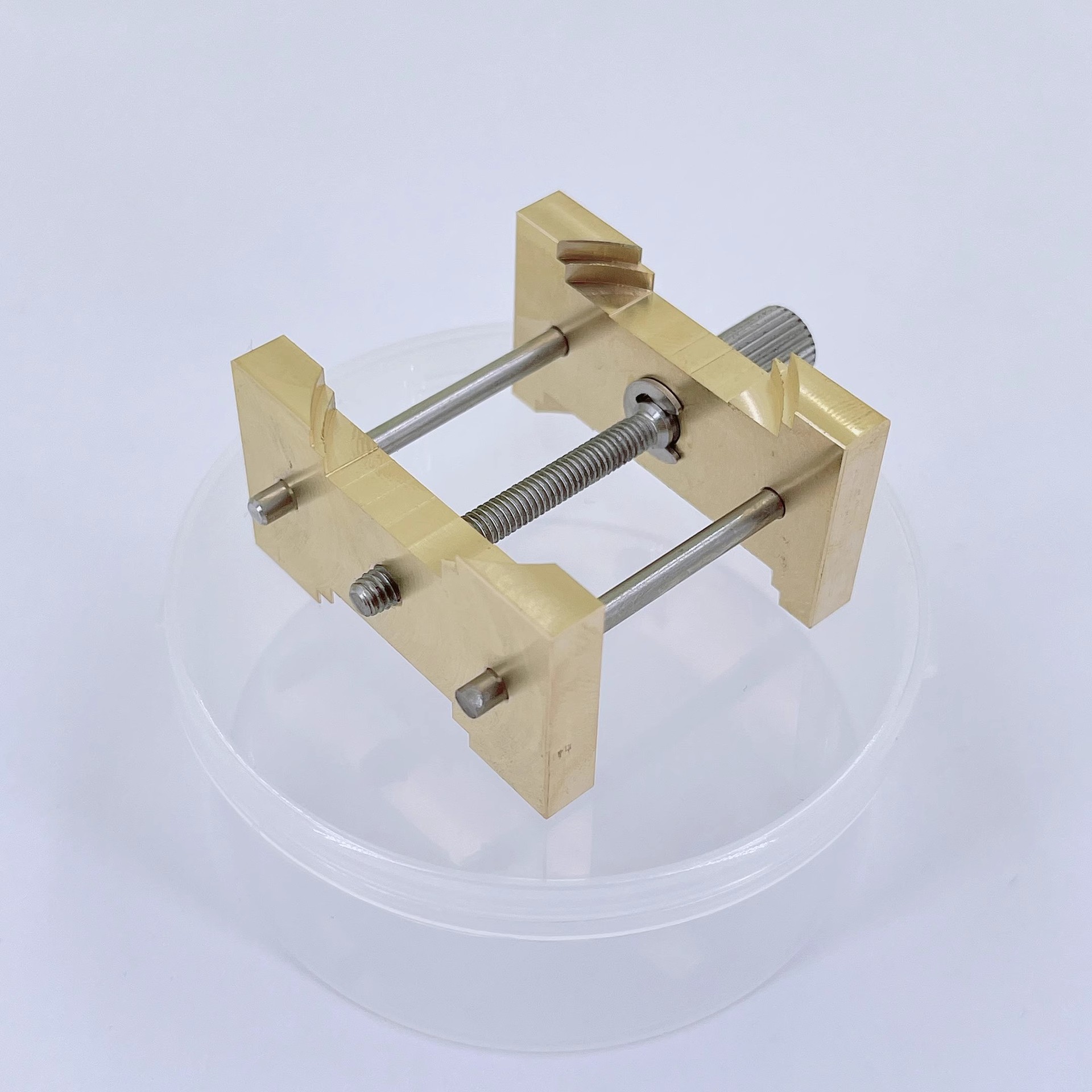 修表工具 修表工具 加大号纯铜质机芯卡座 手表机芯固定座 铜底座