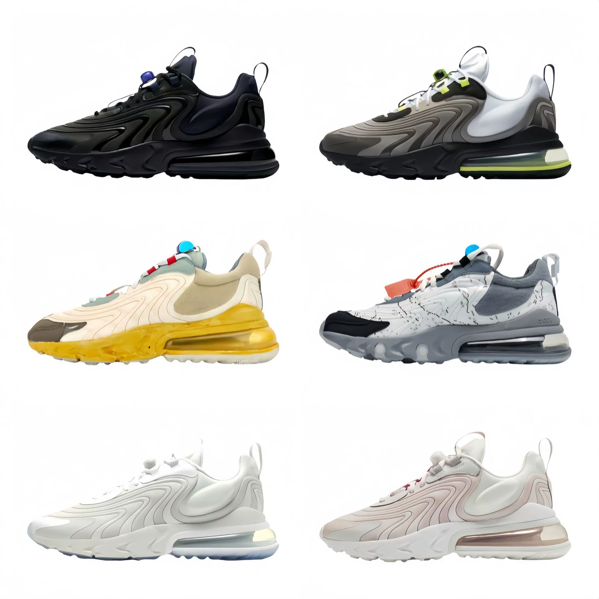 Air Max270 Autumn and Winter New Frosted High-Frequency Weaving Stitching Mesh Breathable Air Cushion Cushioning Fashion Running Shoes