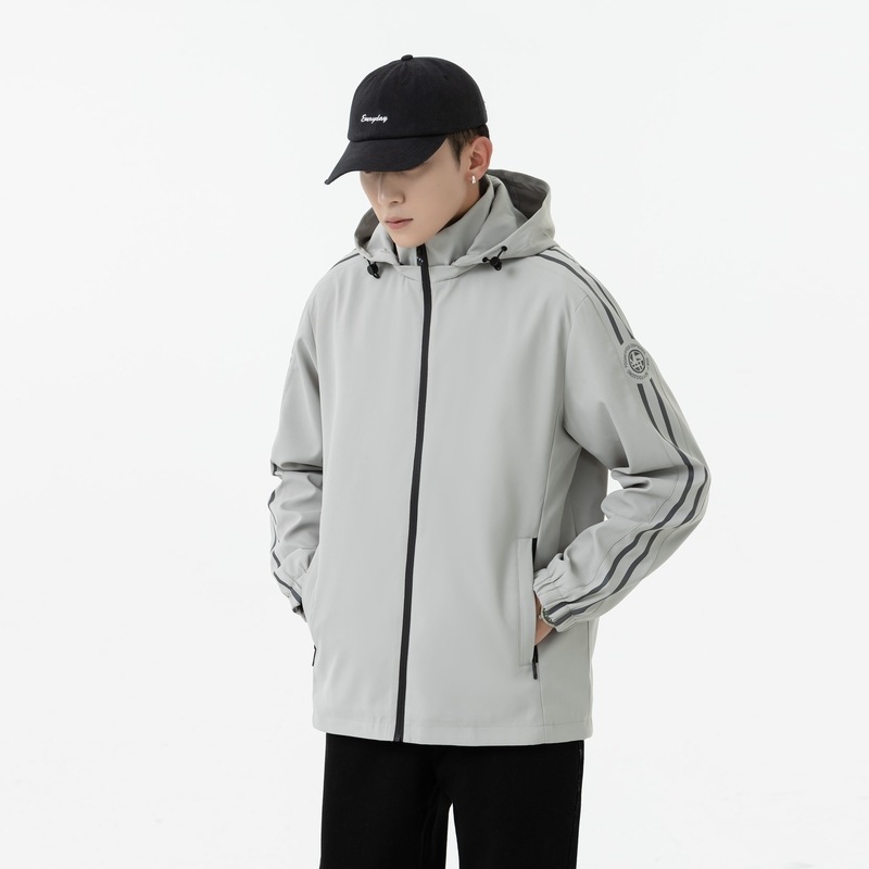 (In-stock items available) 2026 New Style Men's Jacket, Korean Style, Unique Sports Top, Handsome Young Men's Clothing, Spring and Autumn