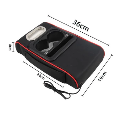 Armrest box pad: Car Cup Holder, Universal Car