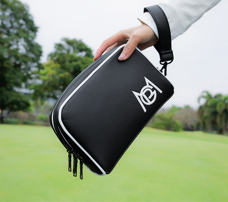Túi đeo hông golf PGM chống nước, xách tay tiện lợi, 23x15x9 cm — SOB010-Đen (không thấm nước) chi tiết 11
