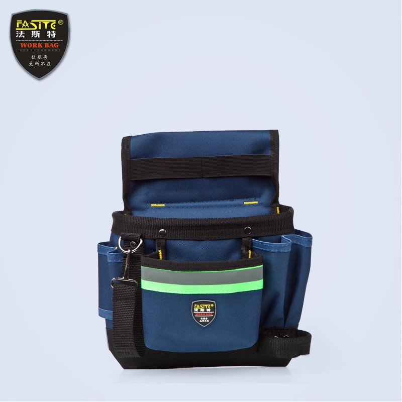 法斯特工具包多口袋帆布腰包电力维修工具腰包N013F施工包工具箱
