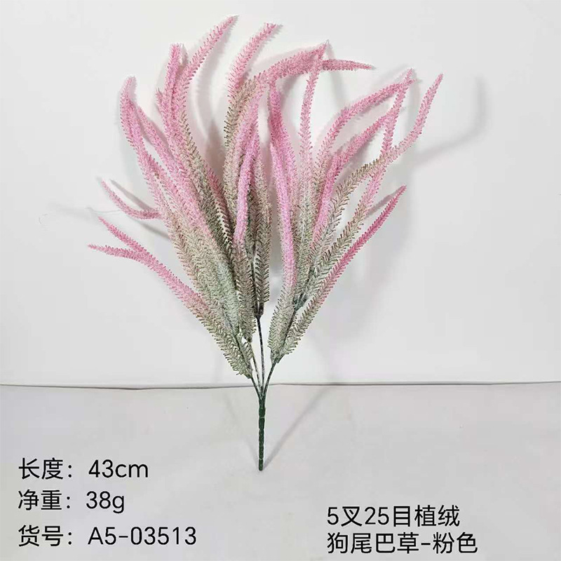 Pink 5 - fork 25 - mesh floc de cola de perro hierba