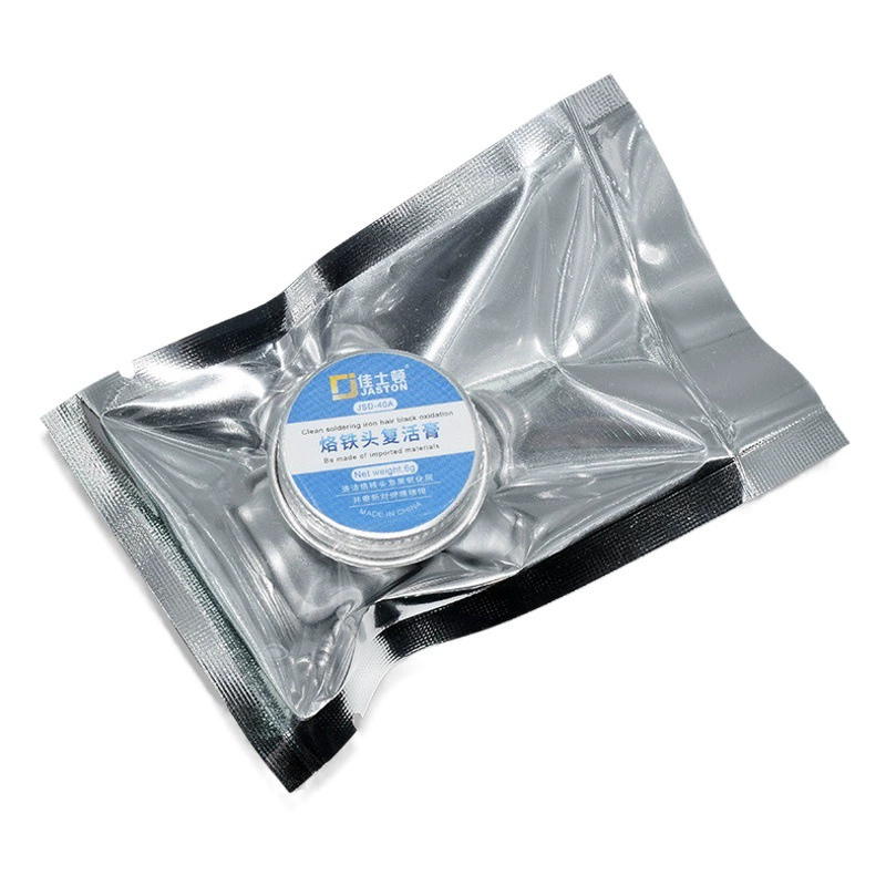 Jiatston Электрический паяльник воскрешение крем для очистки паяльника головка удаление оксидного слоя сварочное сопло черненое Олово 40A