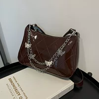 Цепь в диамантом узоре, универсальная подмышечная сумка, модная сумка через плечо, премиум