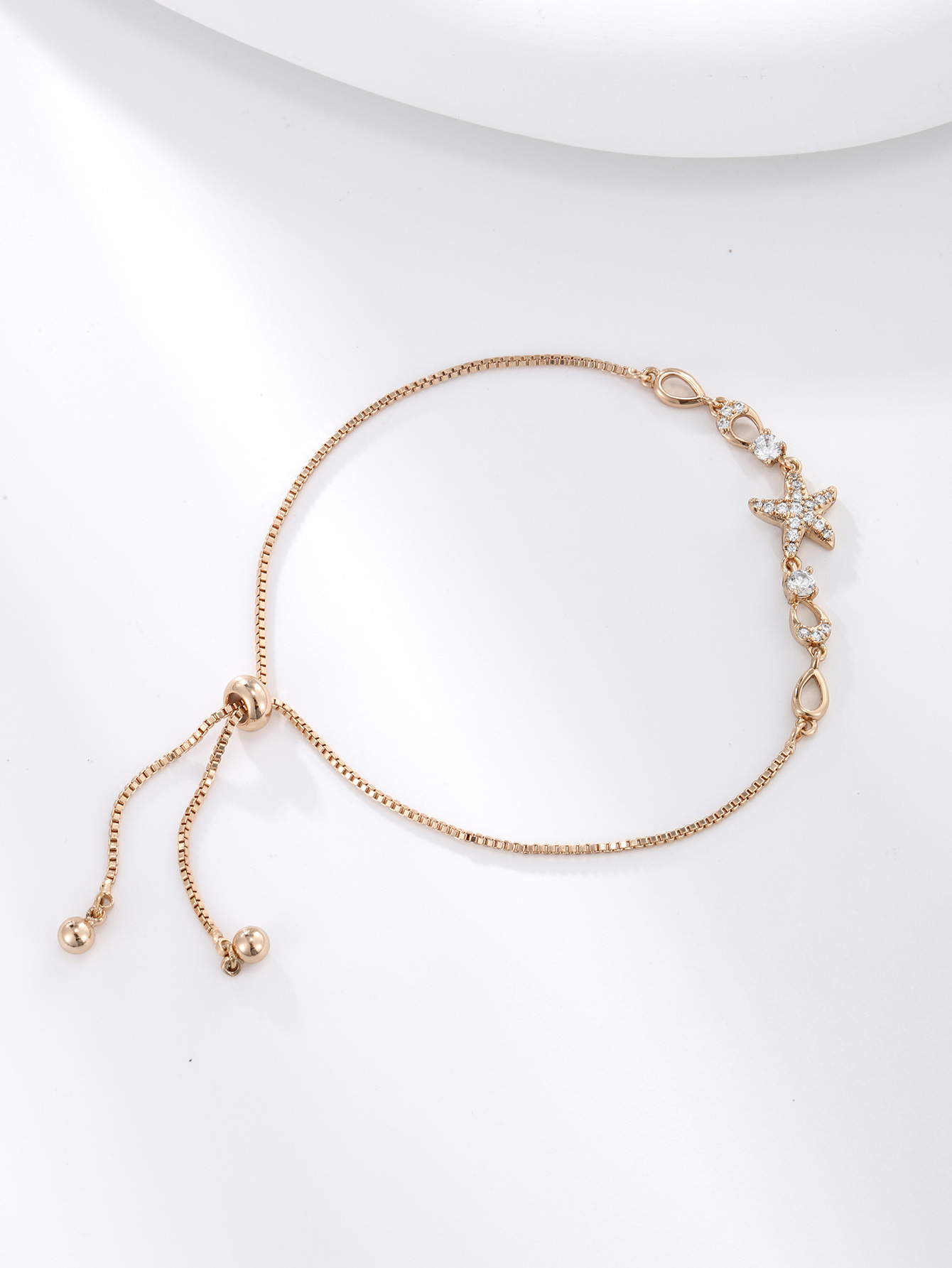 Xuping personalidad simple estirada caja joyas de brazalete de aleación ajustable de oro transfronterizo de 18 quilates mujeres