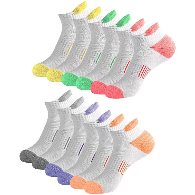 Calcetines deportivos transfronterizos para hombres y mujeres, calcetines profesionales de maratón, calcetines de bádminton de algodón absorbentes de sudor, calcetines antideslizantes y resistentes al desgaste