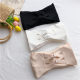 Cross-border strapless ultra-thin small strapless ice silk non-slip girls summer breast wrap anti-light beautiful back without steel ring