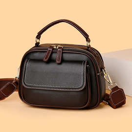 2025新款跨境斜挎女包外贸袋鼠手提大容量妈妈包简约时尚枕头方包